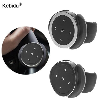 Wireless Bluetooth Remote Control Car Kit Media Button Car Motorcycle Steering Wheel Music Player Controller for iOS/Android - Maxx accessoires auto
