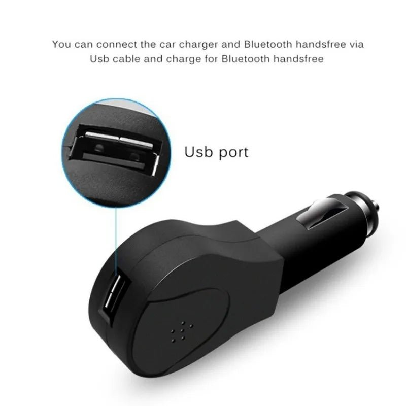 Wireless Bluetooth Speakerphone V4.1 Car Kit Handsfree Music Receiver Auto AUX Audio MP3 Music Receiver Universal Streaming - Maxx accessoires auto